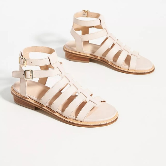 Anthropologie Tan Leather Sandals - Picture 3 of 3